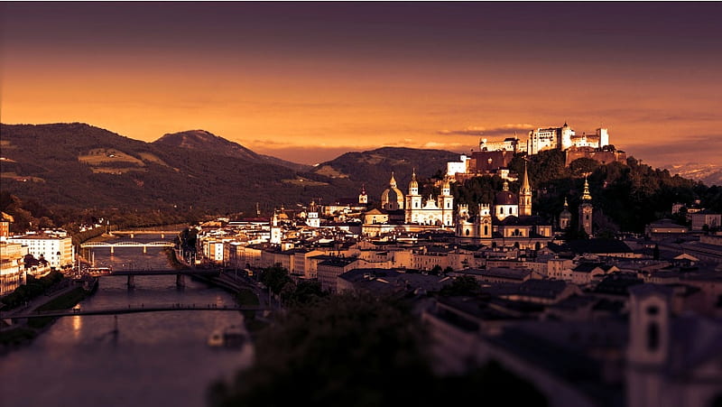 Salzburg Austrian City, HD wallpaper