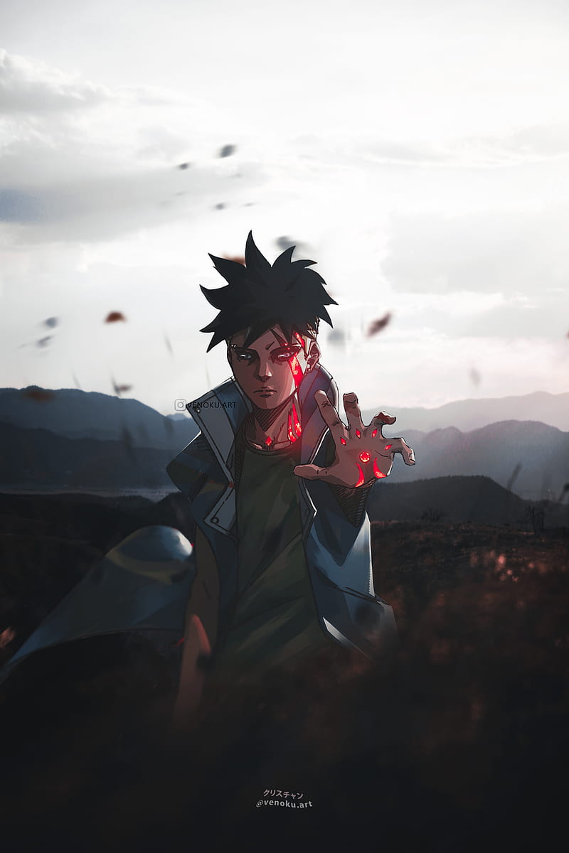 Capinha Naruto Boruto Modo Karma Jogan