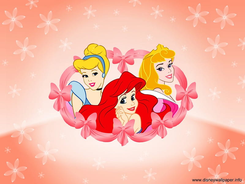 Disney Princesses, Ariel, Cinderella, Aurora, Disney, And, Princesses, Three, HD wallpaper
