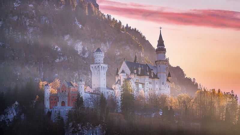 Castles, Neuschwanstein Castle, Castle, Germany, HD wallpaper