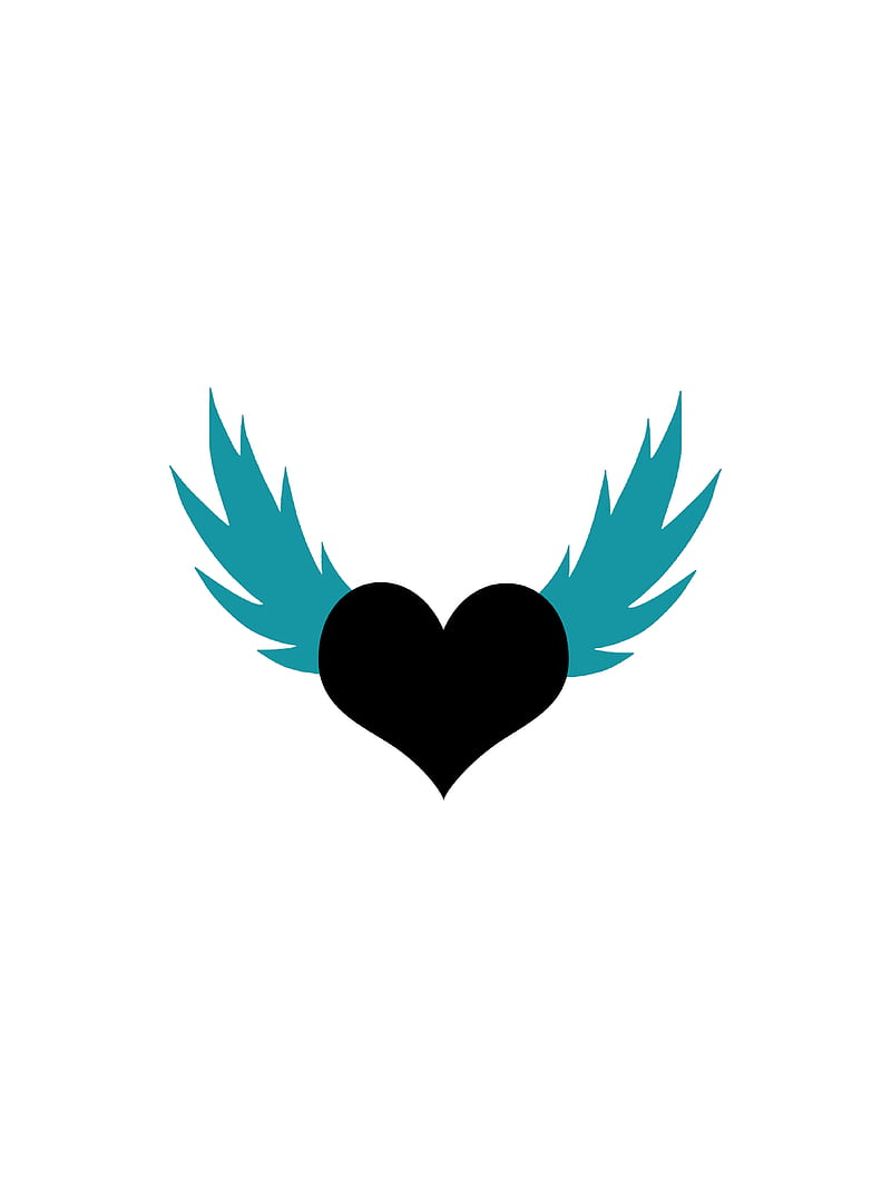 Corazón de ángel, ángel, ángeles, dibujos animados, águila, corazón, amor,  paz, Fondo de pantalla de teléfono HD | Peakpx