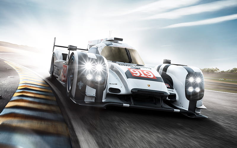 le mans, race, hybrid, porsche, car, HD wallpaper le mans, race, hybrid, porsche, car, HD wallpaper