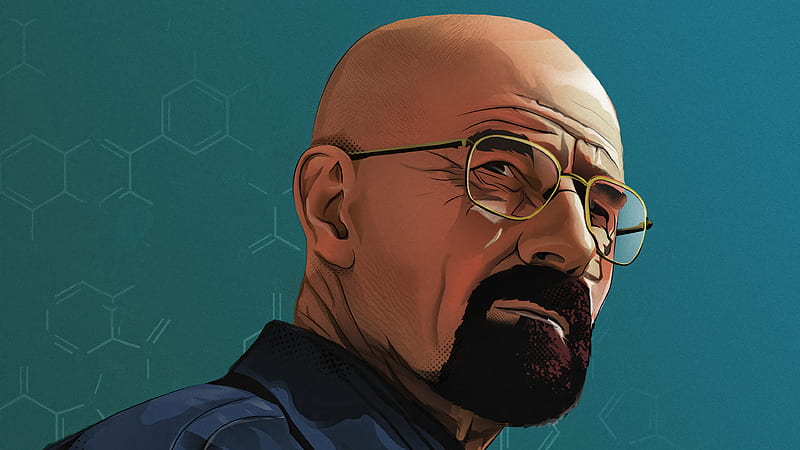 Walter White In Breaking Bad Artwork, breaking-bad, tv-shows, heisenberg, walter-white, behance, HD wallpaper