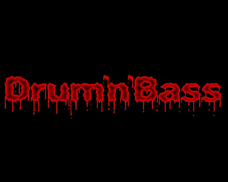 Drum`n`Bass, red, bloody, music, drum and bass, labrano, black, gizzzi, drumandbass, dnb, drumnbass, HD wallpaper