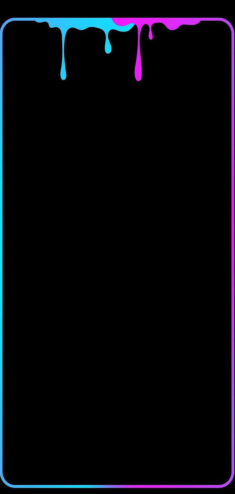 Borde de color, negro, colores, borde, led, Fondo de pantalla de teléfono  HD | Peakpx