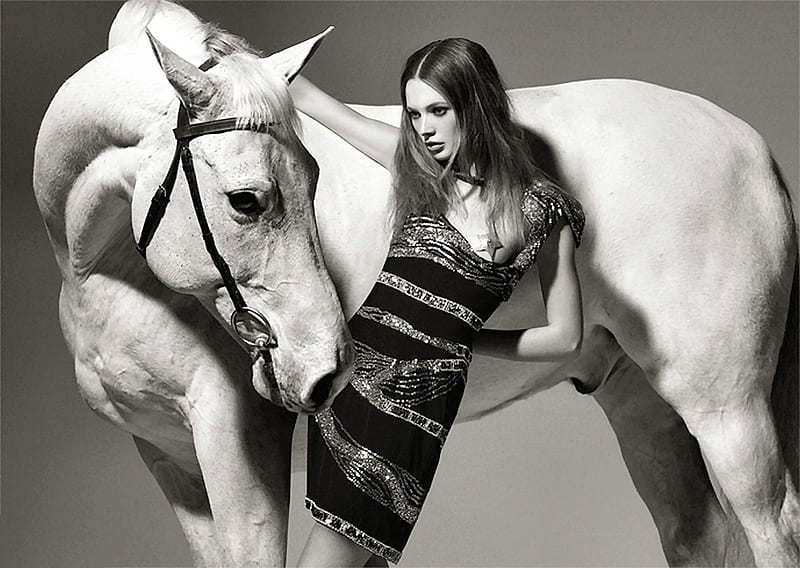 Hug Your Horse. ., female, models, cowgirl, fun, women, horses, brunettes, girls, fashion, western, style, HD wallpaper
