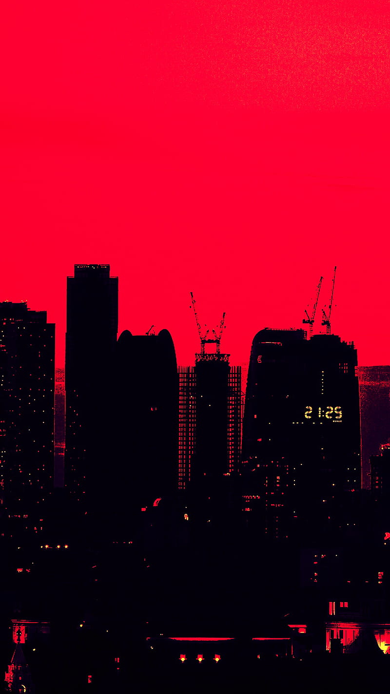 City Black & Red Wallpapers - Cool City Wallpapers for iPhone 4k