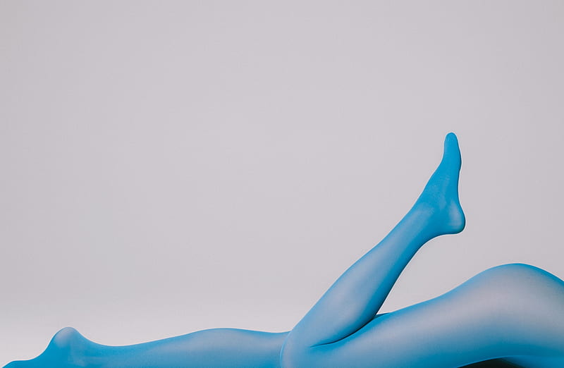 Blue Legs Ultra, Girls, tights, legs, blue, girl, female, HD wallpaper