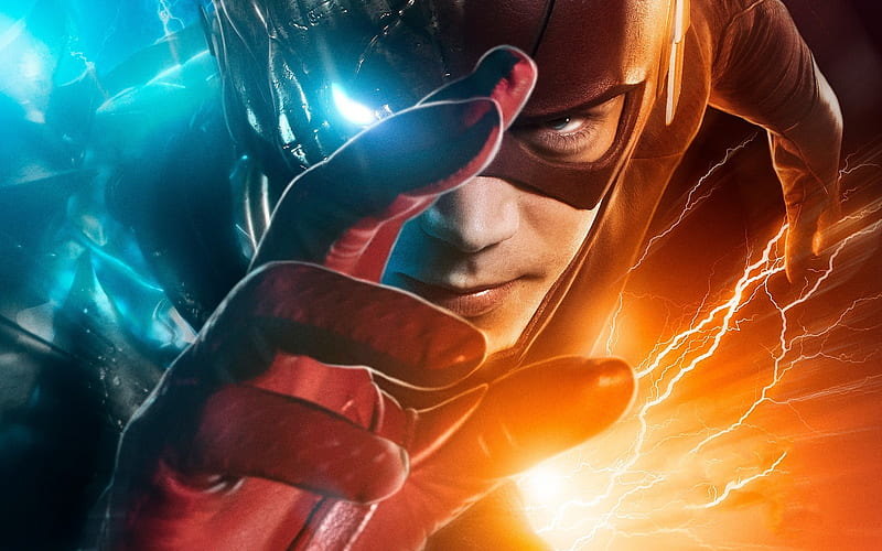 The Flash, tv series, Thomas Grant Gustin, Superheroes, movie characters, HD wallpaper
