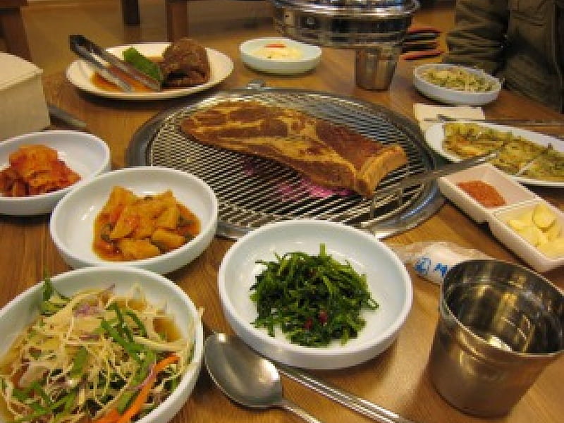 Korean Galbi, yummy, foods, entertainment, HD wallpaper
