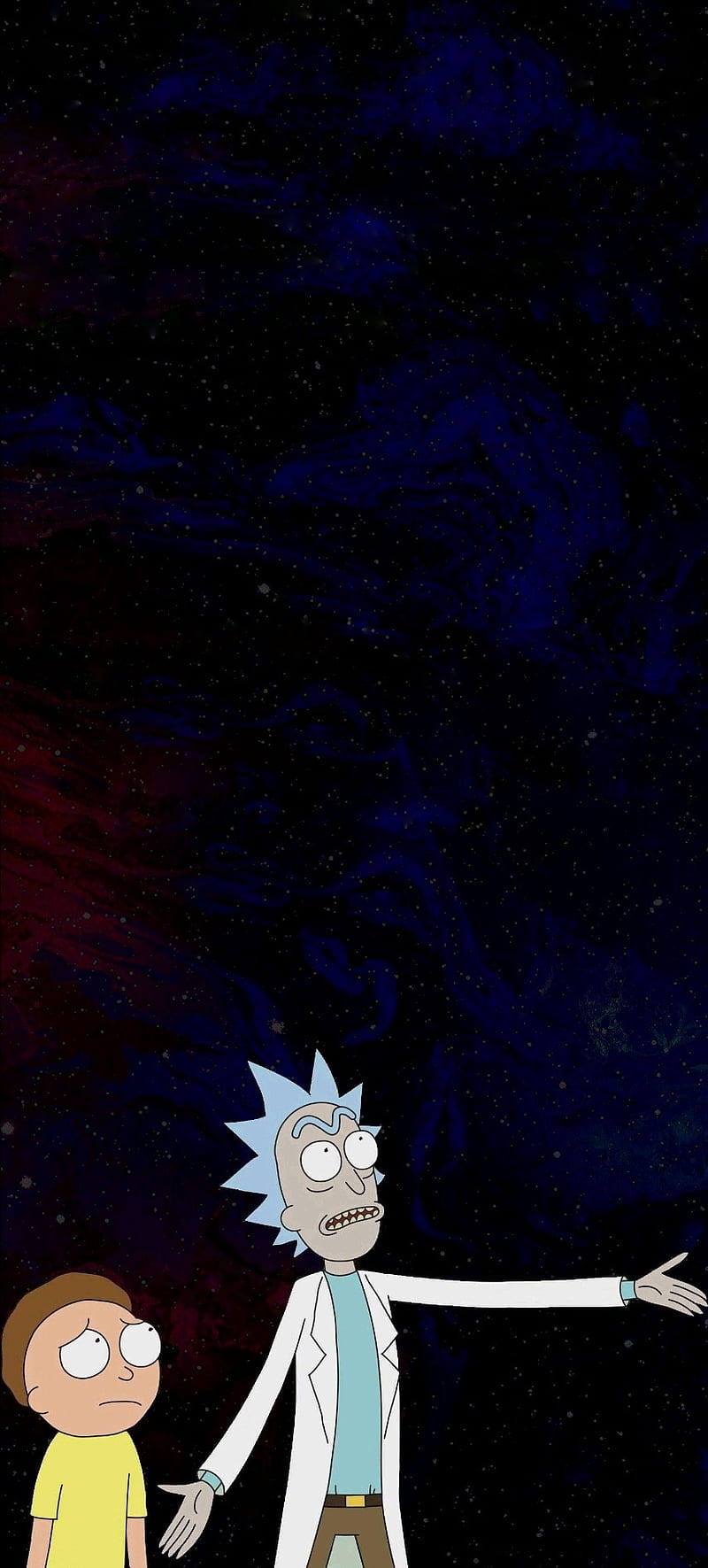 Rick Morty in space, rick and morty, HD phone wallpaper