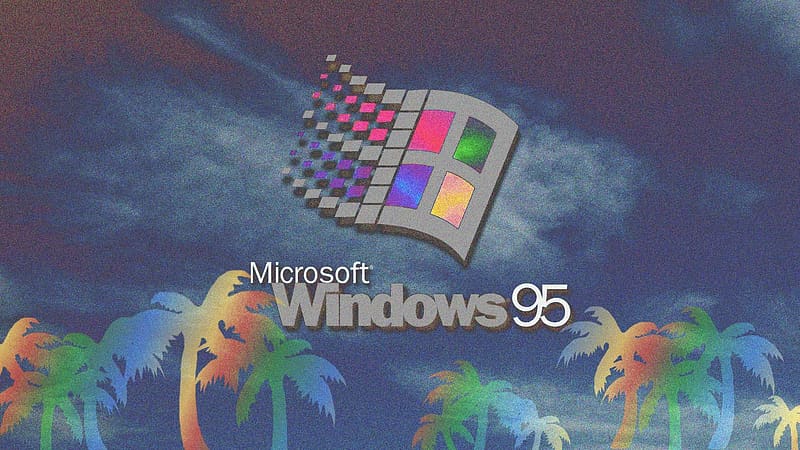 Windows, Technology, Aesthetic, Windows 95, Vaporwave, HD wallpaper