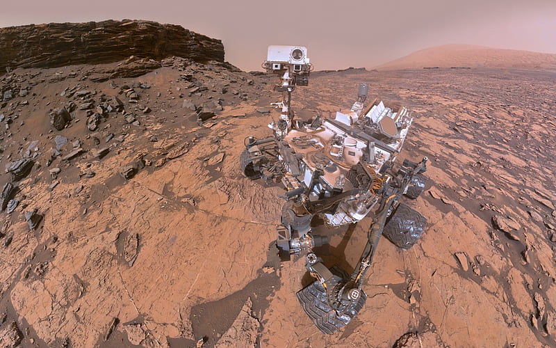 Mars rover, Curiosity, Mars, spacecraft, HD wallpaper