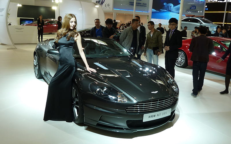 2012 Beijing International Auto Show beautiful models 24, HD wallpaper