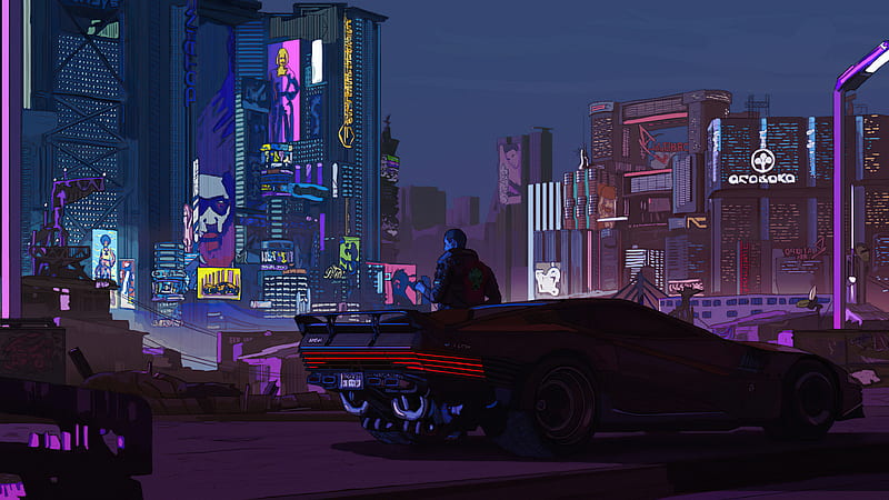 1600x1200 Your Night City Cyberpunk 2077 Illustration 5k 1600x1200  Resolution HD 4k Wallpapers, Images, Backgrounds, Photos and Pictures