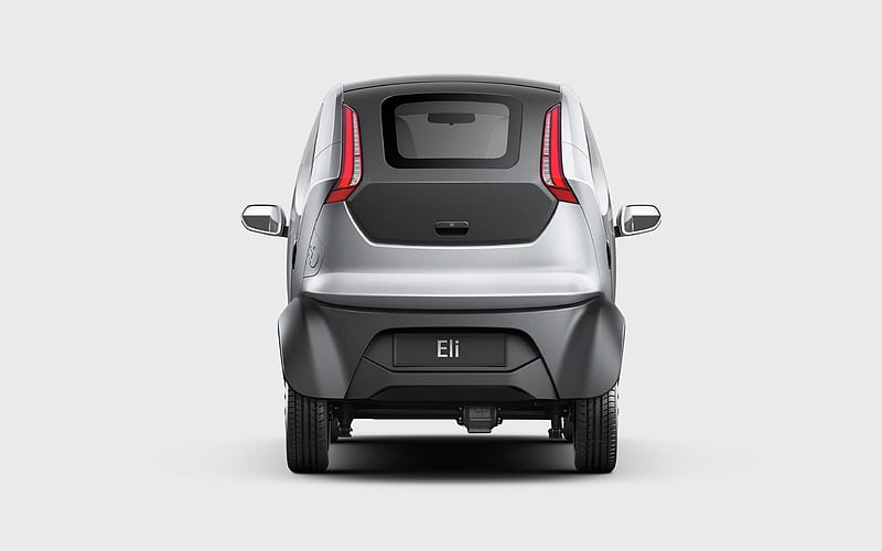 Eli ZERO, 2018 exterior rear view, two seater mobility device, NEV, electric cars, cars of the future, HD wallpaper