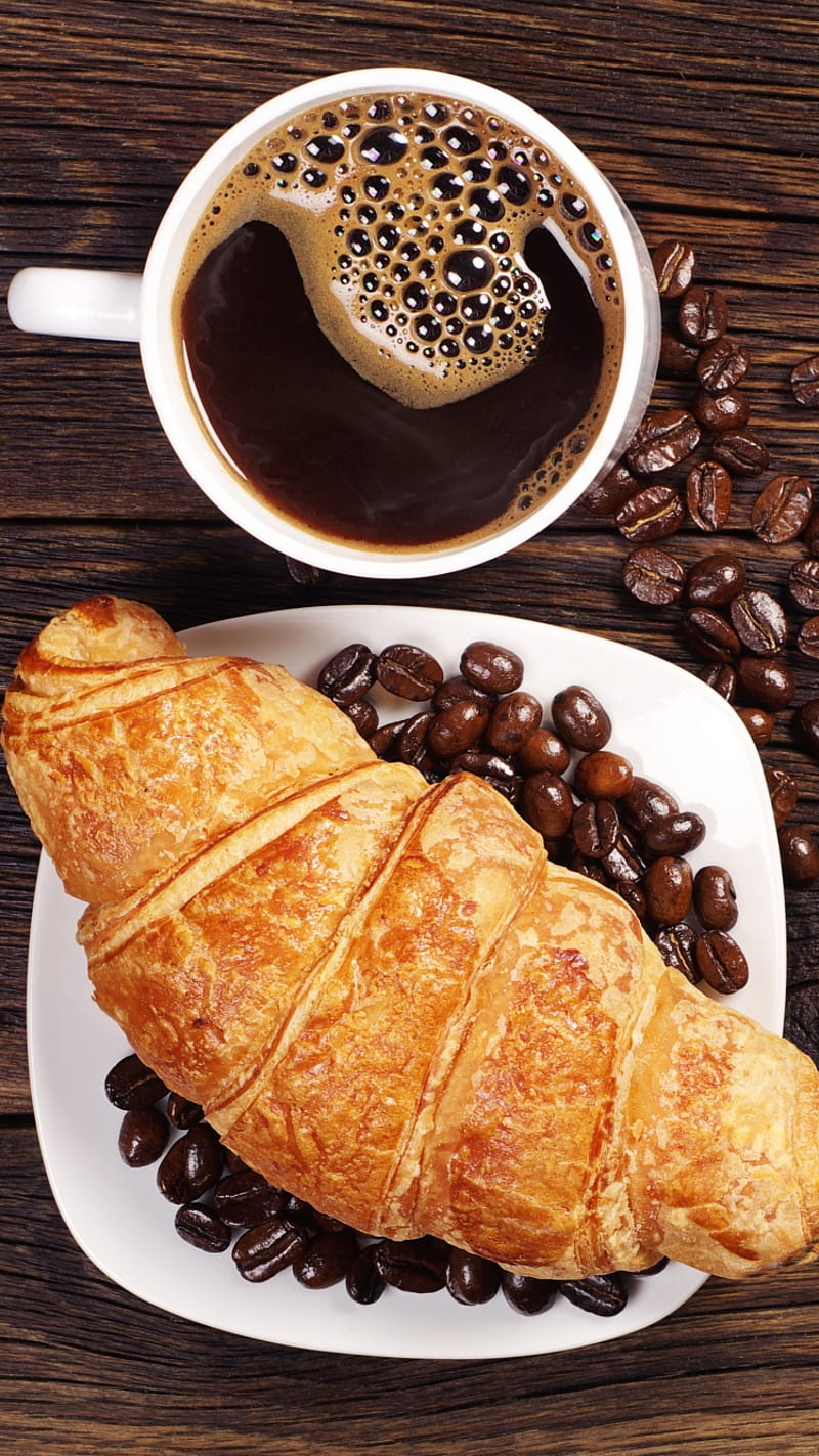 Coffee, bonito, breakfast, cookies, good, good mornig, love, morning, HD phone wallpaper