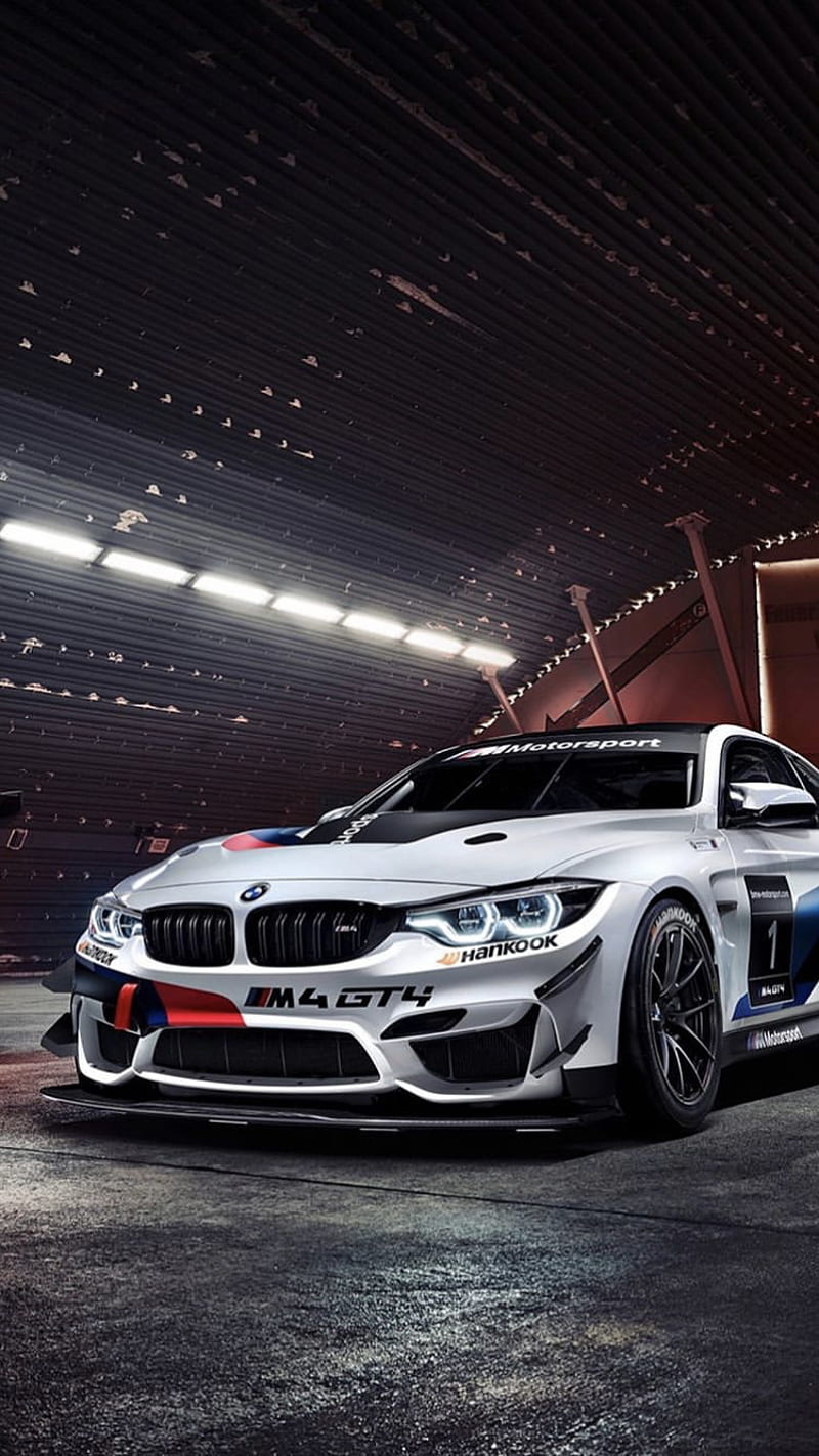 BMW M4 GT4, carros, sport, HD phone wallpaper