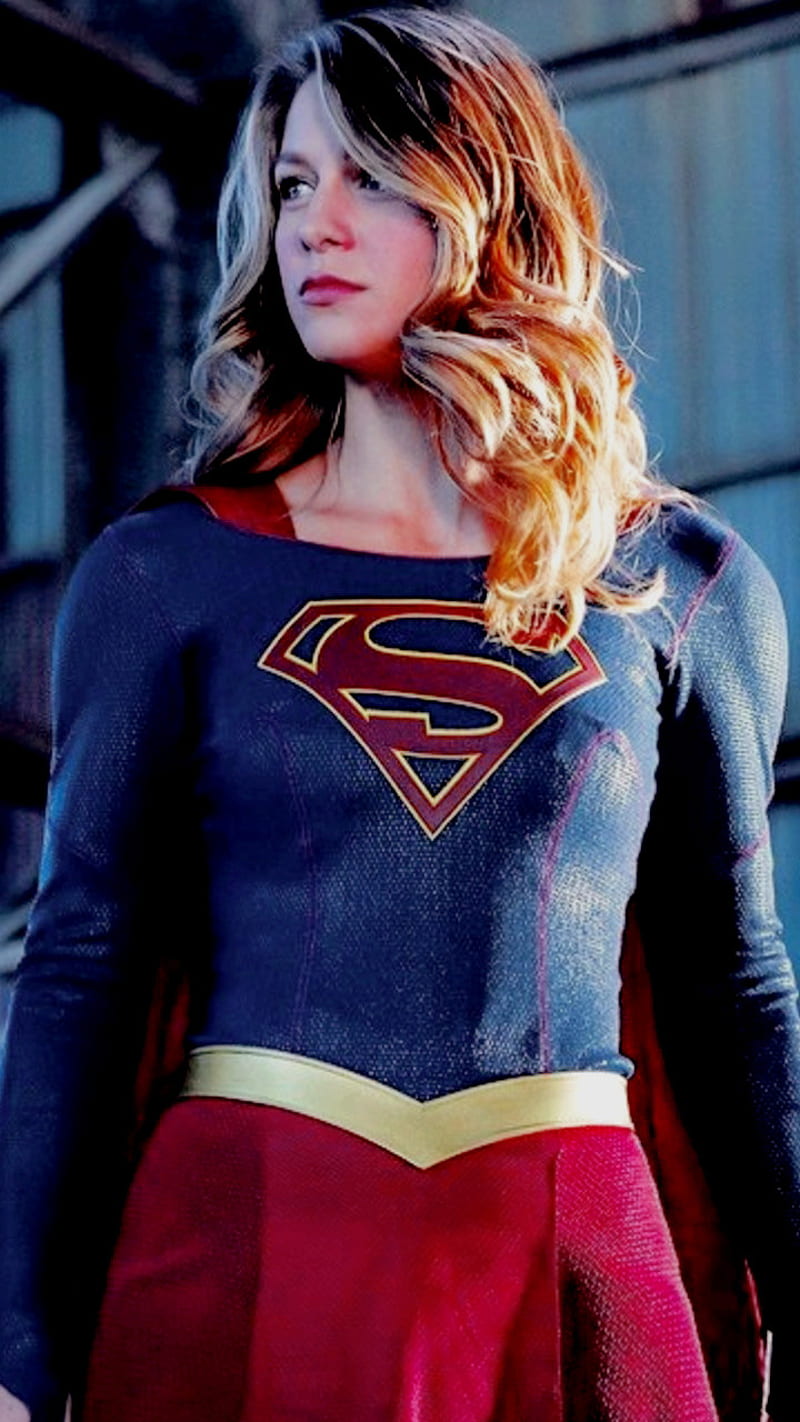 Supergirl , bonito, melissa benoist, HD phone wallpaper