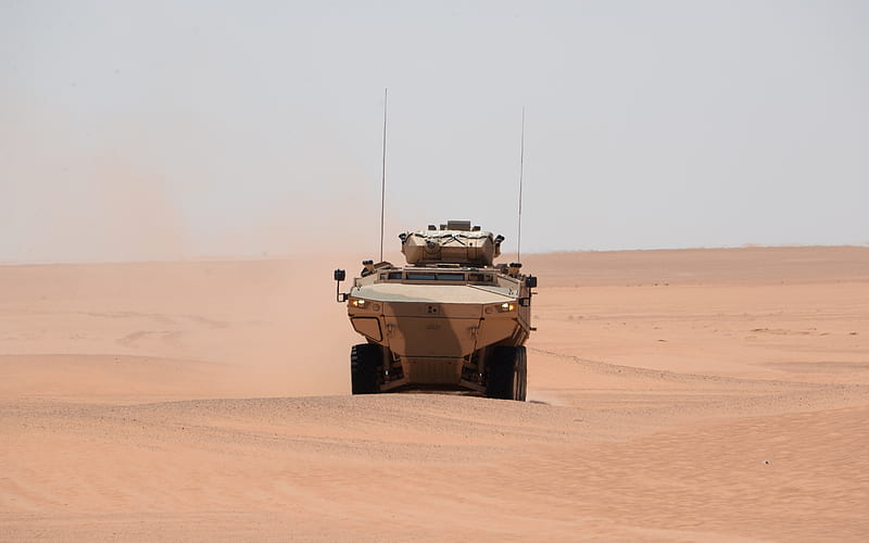 FNSS Pars, 8x8, Armoured combat vehicle, turkish armored vehicle, FNSS Defence Systems, armored vehicle in the desert, Turkey, HD wallpaper