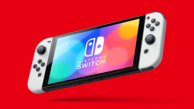 Nintendo Switch OLED, console, HD wallpaper