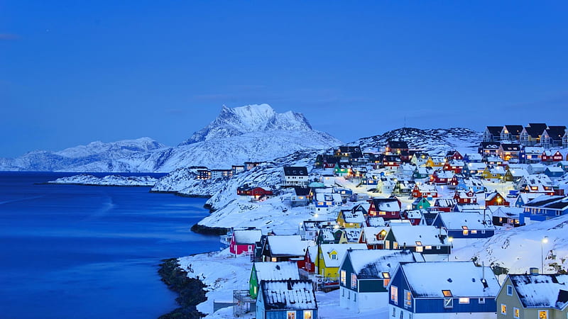 Nuuk - Greenland, Arctic Region, Islands, Nuuk, Greenland, HD wallpaper