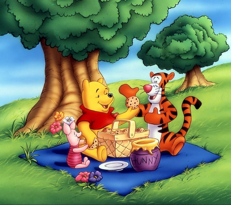 Winnie The Pooh, cartoons, HD wallpaper