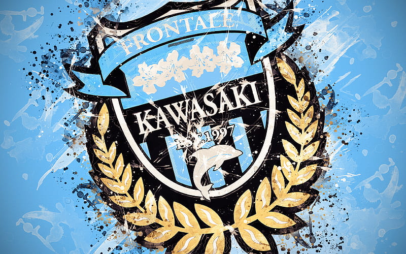 Kawasaki Frontale Fc Paint Art Logo Creative Japanese Football Team J1 League Hd Wallpaper Peakpx