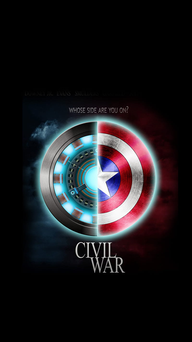 Civil War, captain america, iron man, HD phone wallpaper