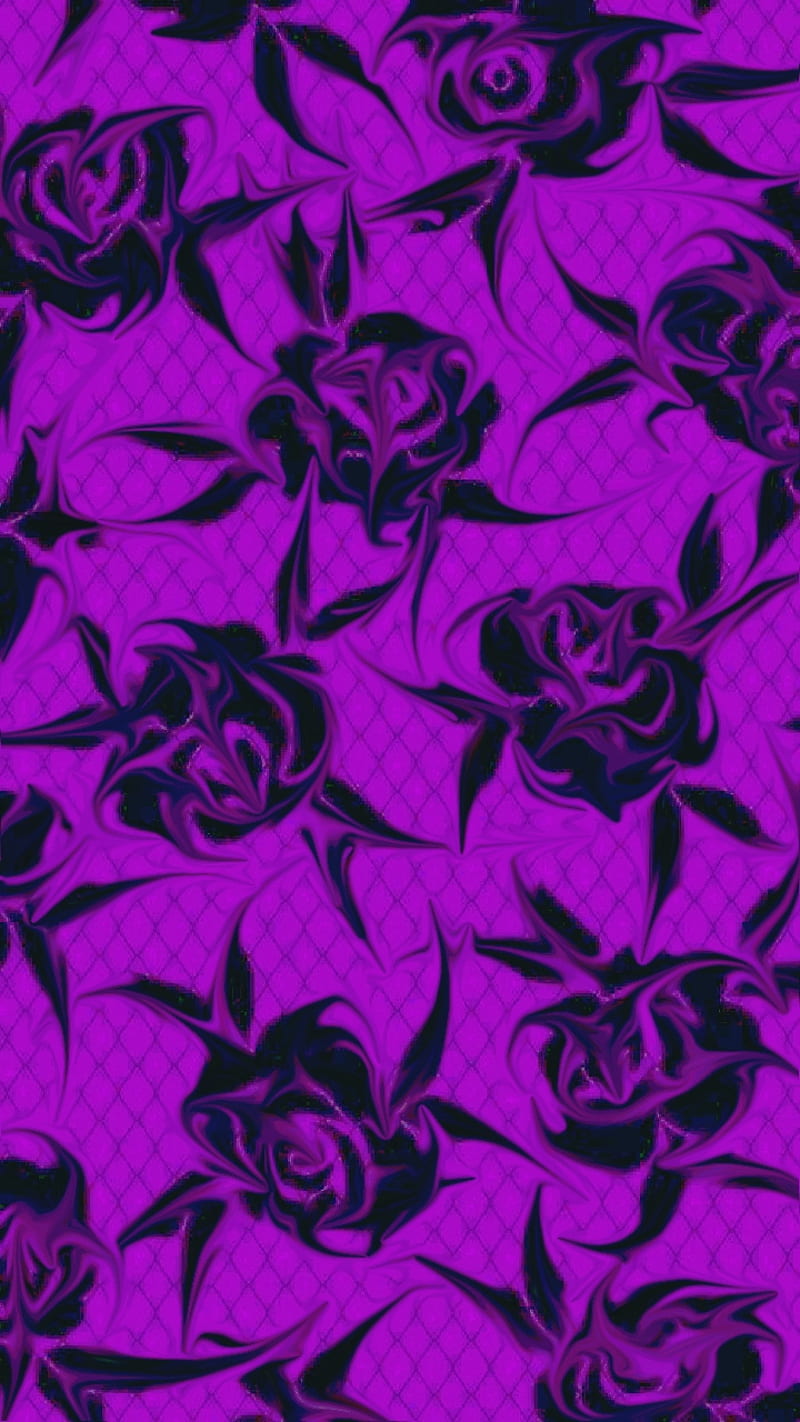 Purple Fishnet, background, flowers, lace, stockings, HD phone wallpaper