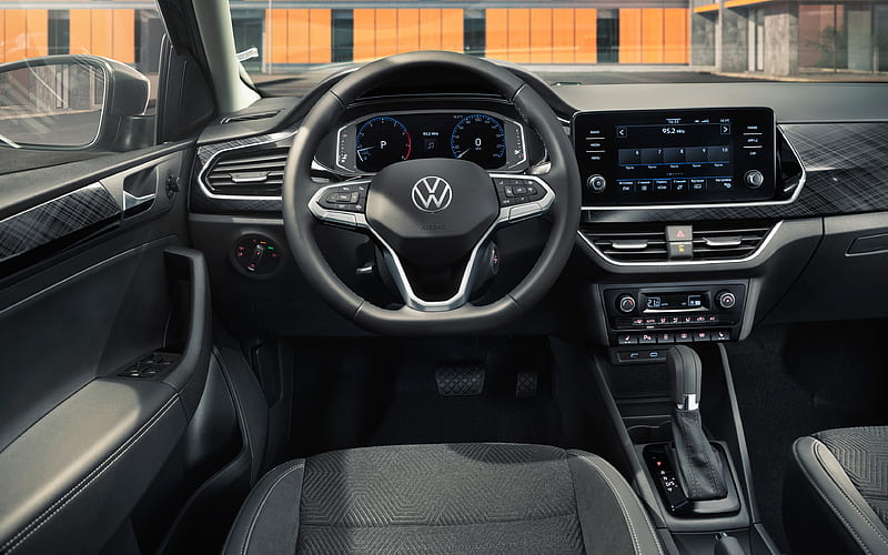 Volkswagen Polo, interior 2020 cars, sedans, 2020 Volkswagen Polo inside, german cars, VW Polo, Volkswagen, 2020 Volkswagen Polo, HD wallpaper