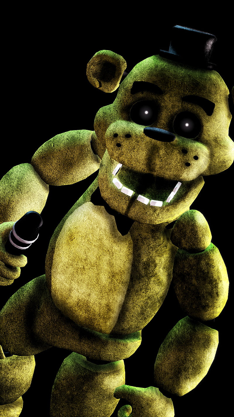 Nightmare Fredbear, five nights at freddys, fnaf, HD phone wallpaper