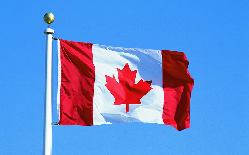 Canadian flag, country, nation, flag, canada, HD wallpaper | Peakpx