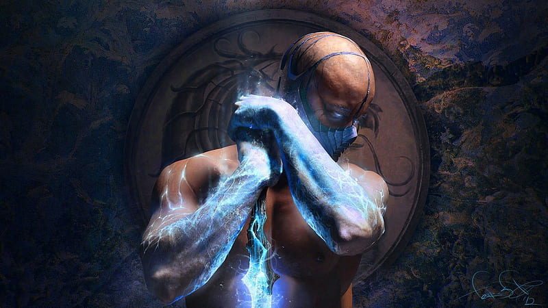 Mortal Kombat - Sub Zero, pretty, wonderful, stunning, marvellous, earth realm, fighter, sub zero, game, video games, bonito, adorable, artwork, nice, outstanding, outworld, super, amazing, fantastic, abstract, midway, skyphoenixx1, awesome, great, mortal kombat, HD wallpaper