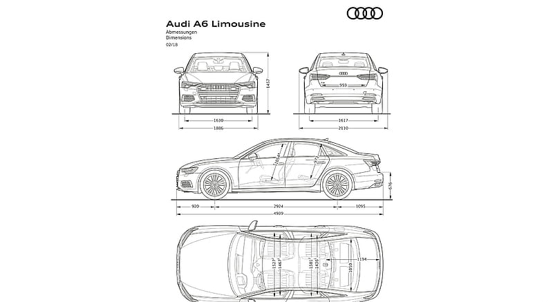 2019 Audi A6 Dimensions Car Hd