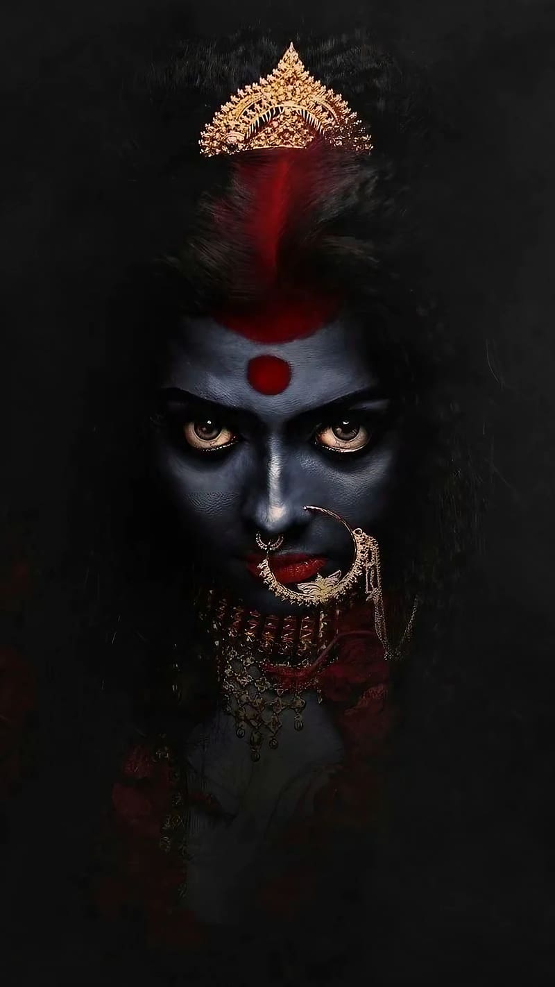 Kali Maa Ka, Portrait, goddess, HD phone wallpaper
