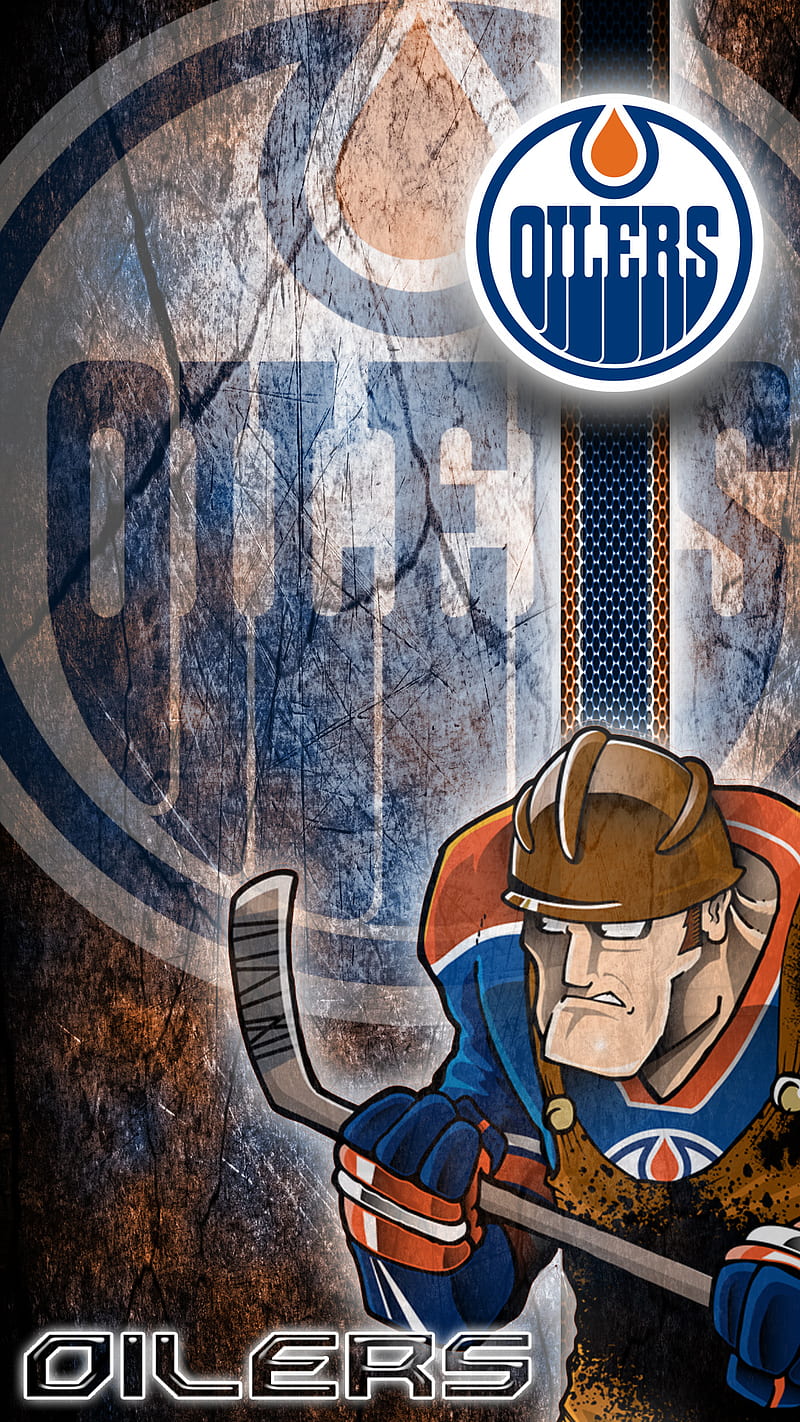 Edmonton Oilers, hockey, nhl, HD phone wallpaper
