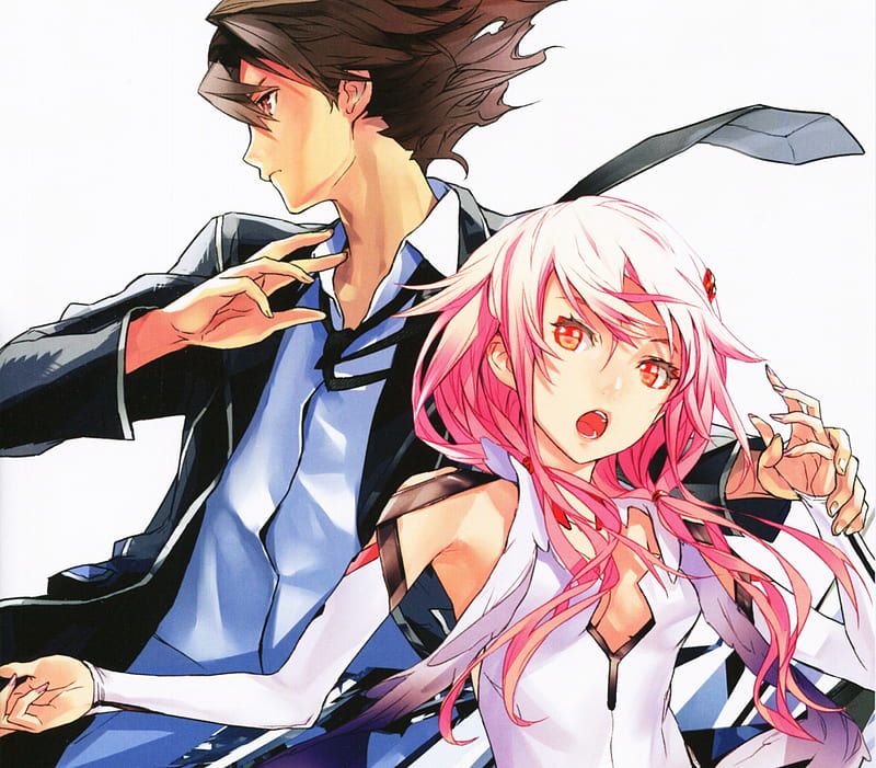 Duo Guilty Crown Anime Ouma Shu Inori Yuzuriha Manga White Background Hd Wallpaper Peakpx