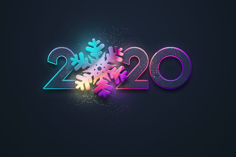 2020, happy-new-year-2020, celebrations, HD wallpaper