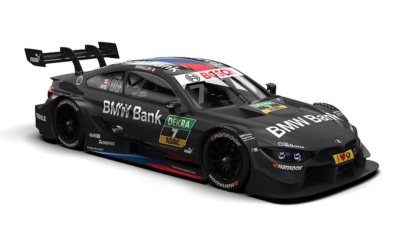 BMW M4 DTM, 2018 Bruno Spengler racing car, tuning m4, Deutsche Tourenwagen Masters, BMW, HD wallpaper