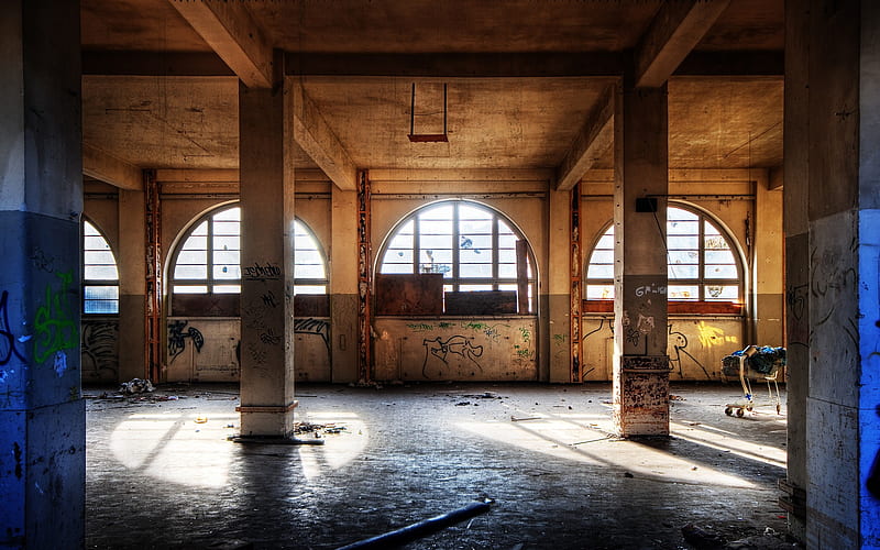 Light Through the windows - The Beauty Of Urban Decay, HD wallpaper