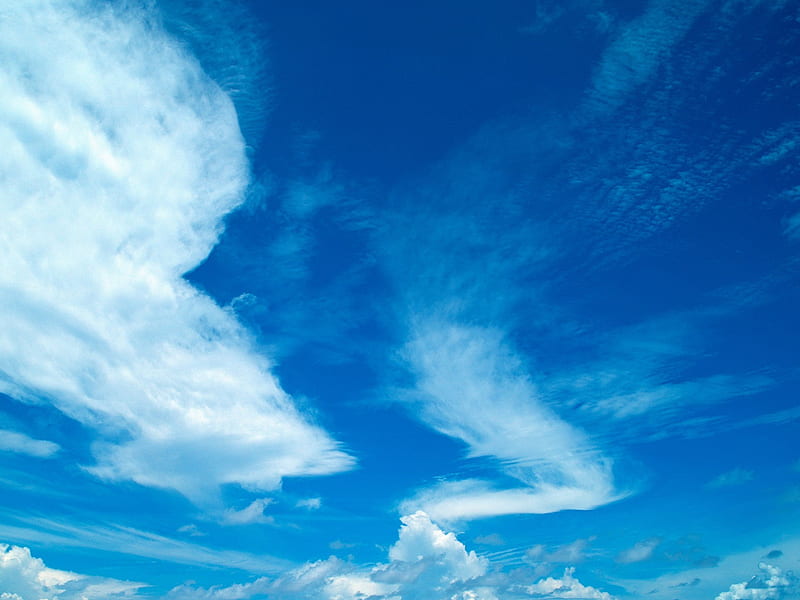 Maldives blue sky 01, HD wallpaper