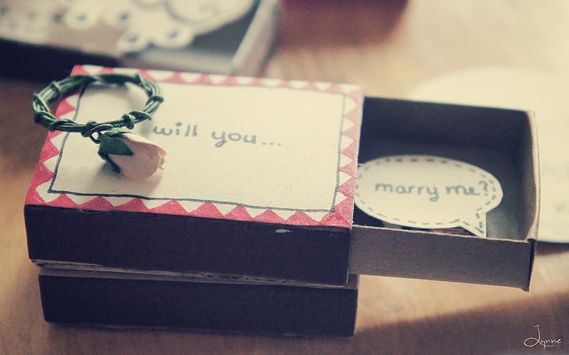 Will You Marry Me?, graphy, love, flowers, bonito, abstract, wedding, marry, HD wallpaper
