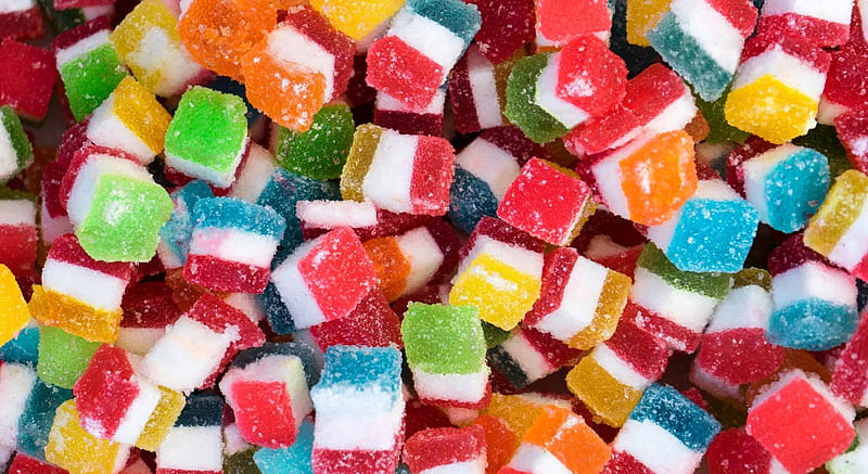 Colorful gummy jelly candies, graphy, sweets, food, candies jelly, HD wallpaper