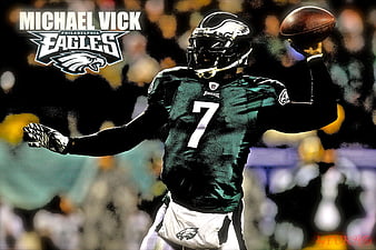 Michael Vick (Eagles, effective, philadelphia eagles, 7, running, michel  vick, HD wallpaper