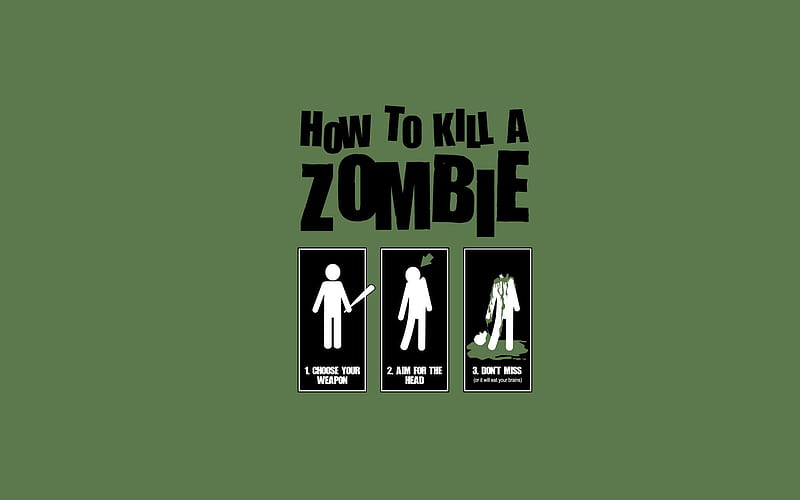 How Too, kill, how, a, funny, too, zombie, HD wallpaper