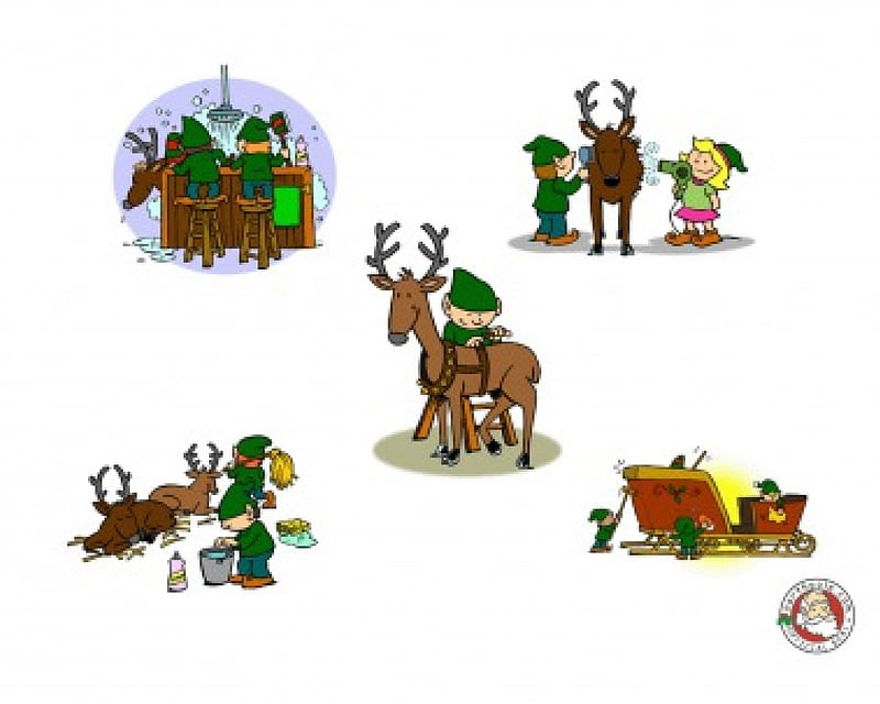 The North Pole Elf Cleanup, north, cleanup, elf, the, pole, HD wallpaper