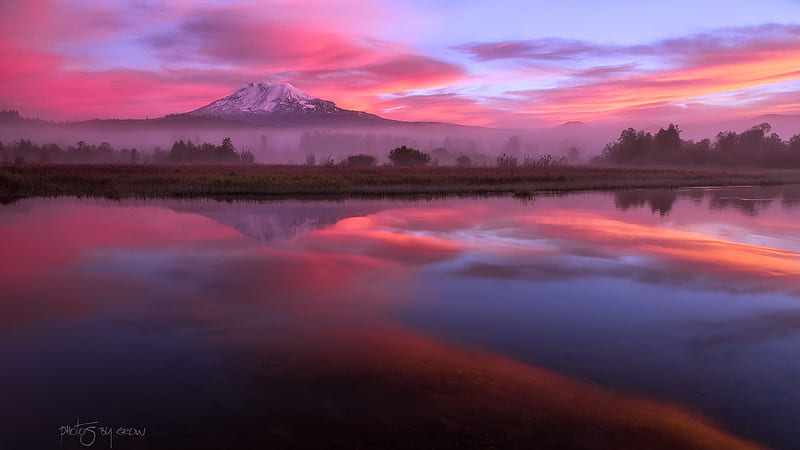 Washington Volcano, volcano, nature, HD wallpaper