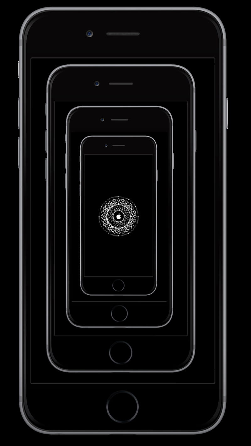 Space Gray iPhone 6, apple, black, iphone6, iphone6s, space gray, HD phone wallpaper