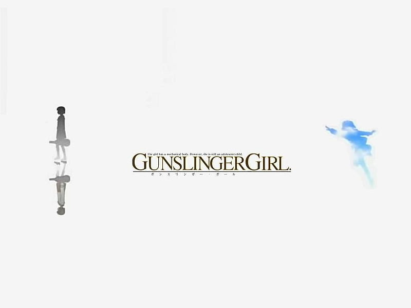 Her body is a machine, but her mind is still a adolescent child's, anime, gunslinger girl, la maquina, chase, shadow, child, work, serious, HD wallpaper